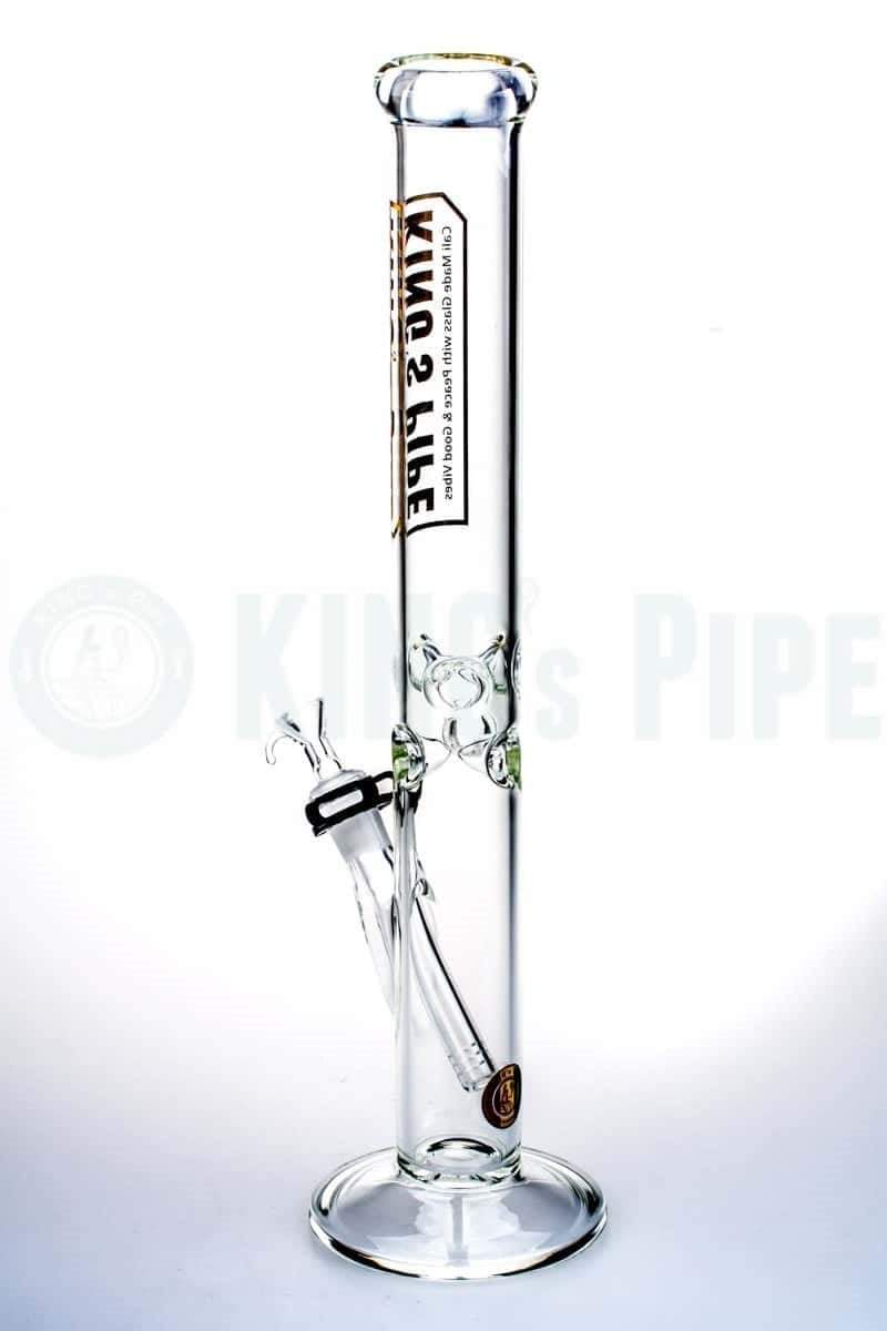 KING&#39;s Pipe Glass - 18 Inch Straight Tube Water Bong