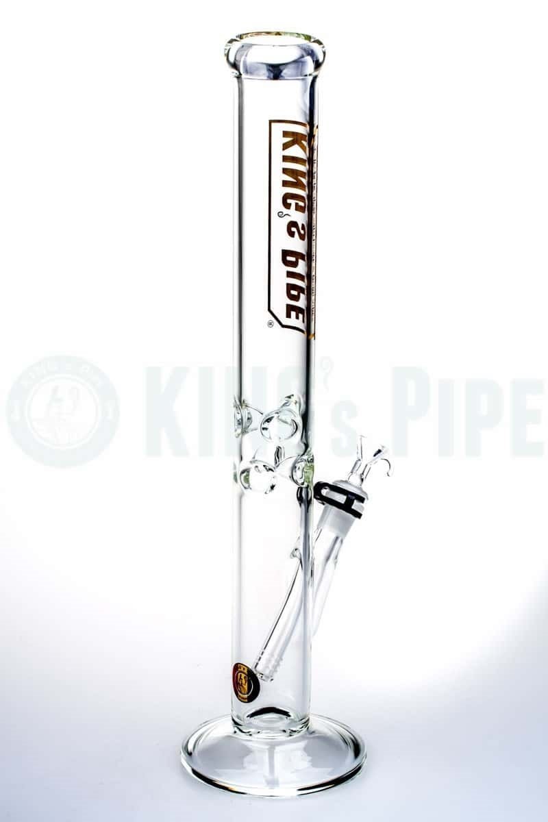 KING&#39;s Pipe Glass - 18 Inch Straight Tube Water Bong