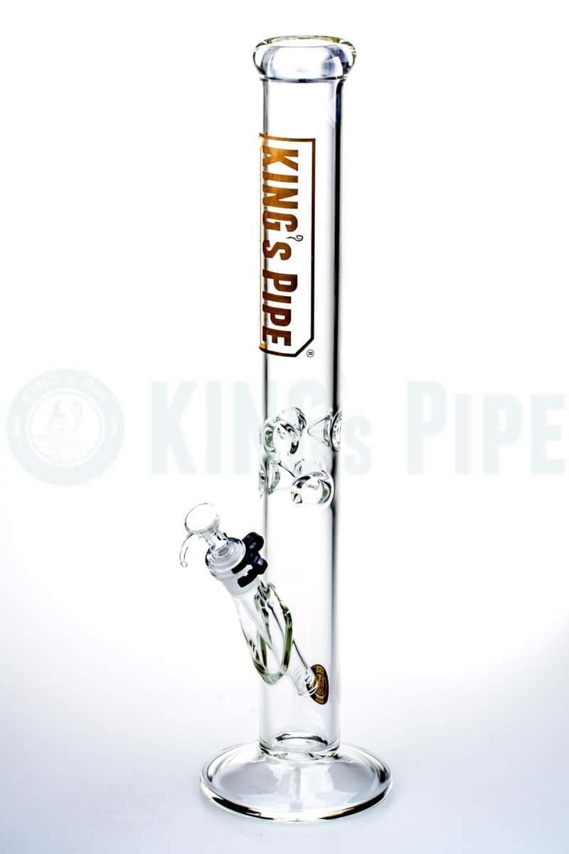 KING&#39;s Pipe Glass - 18 Inch Straight Tube Water Bong