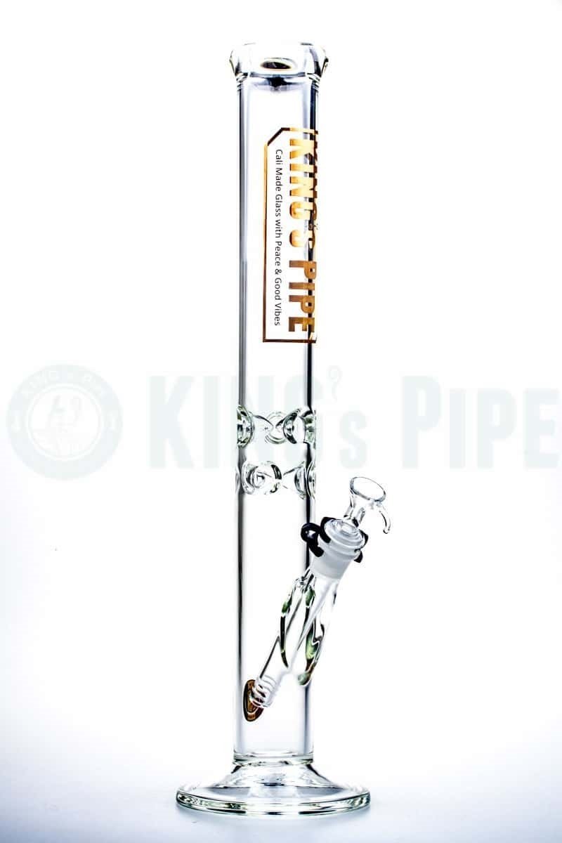 KING&#39;s Pipe Glass - 18 Inch Straight Tube Water Bong