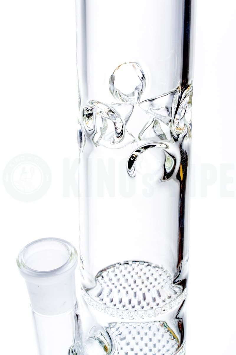 KING&#39;s Pipe Glass - 18 Inch Triple Honeycomb Water Pipe