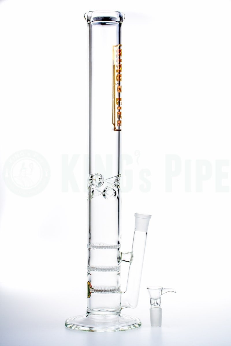 KING&#39;s Pipe Glass - 18 Inch Triple Honeycomb Water Pipe