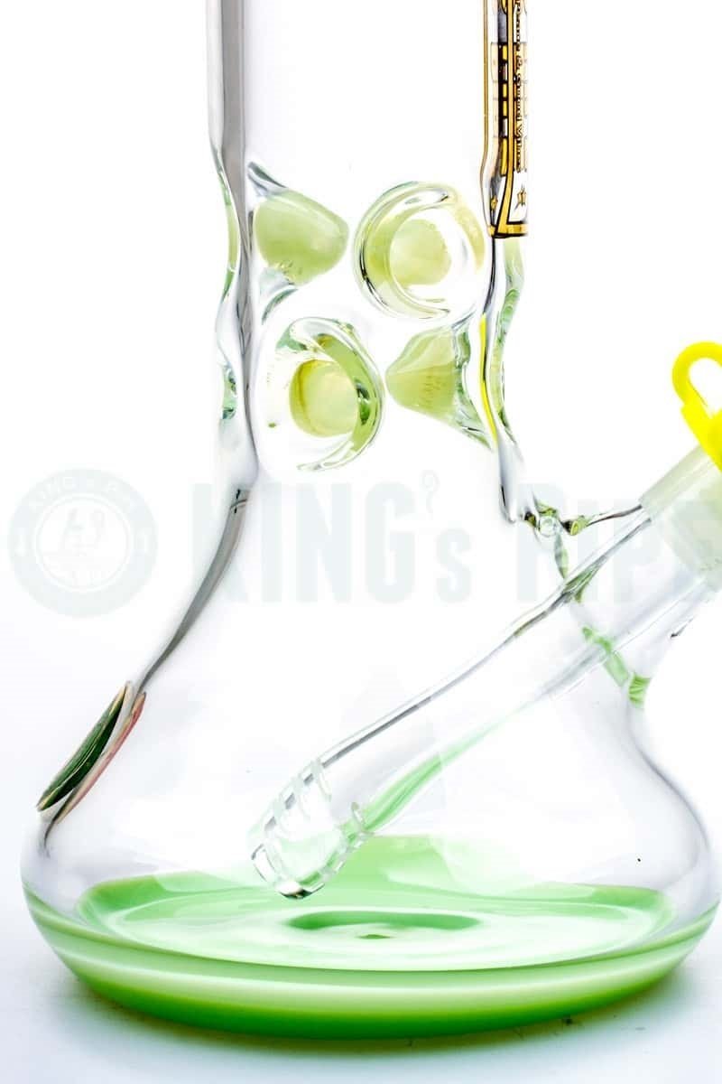 KING&#39;s Pipe Glass - 8 Inch Beaker Bong with Lime