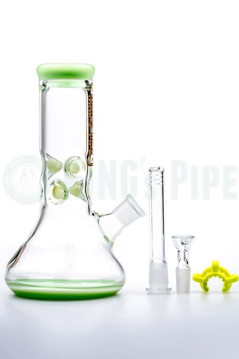 KING&#39;s Pipe Glass - 8 Inch Beaker Bong with Lime