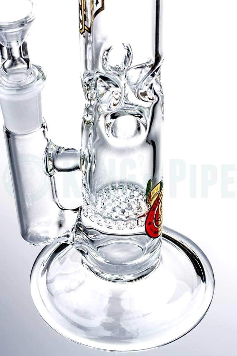 KING&#39;s Pipe Glass - 8&#39;&#39; Single Honeycomb Mini Bong