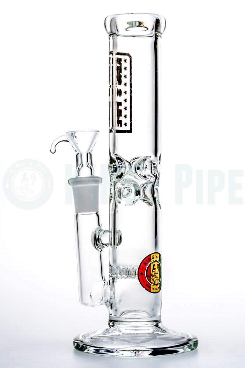 KING&#39;s Pipe Glass - 8&#39;&#39; Single Honeycomb Mini Bong