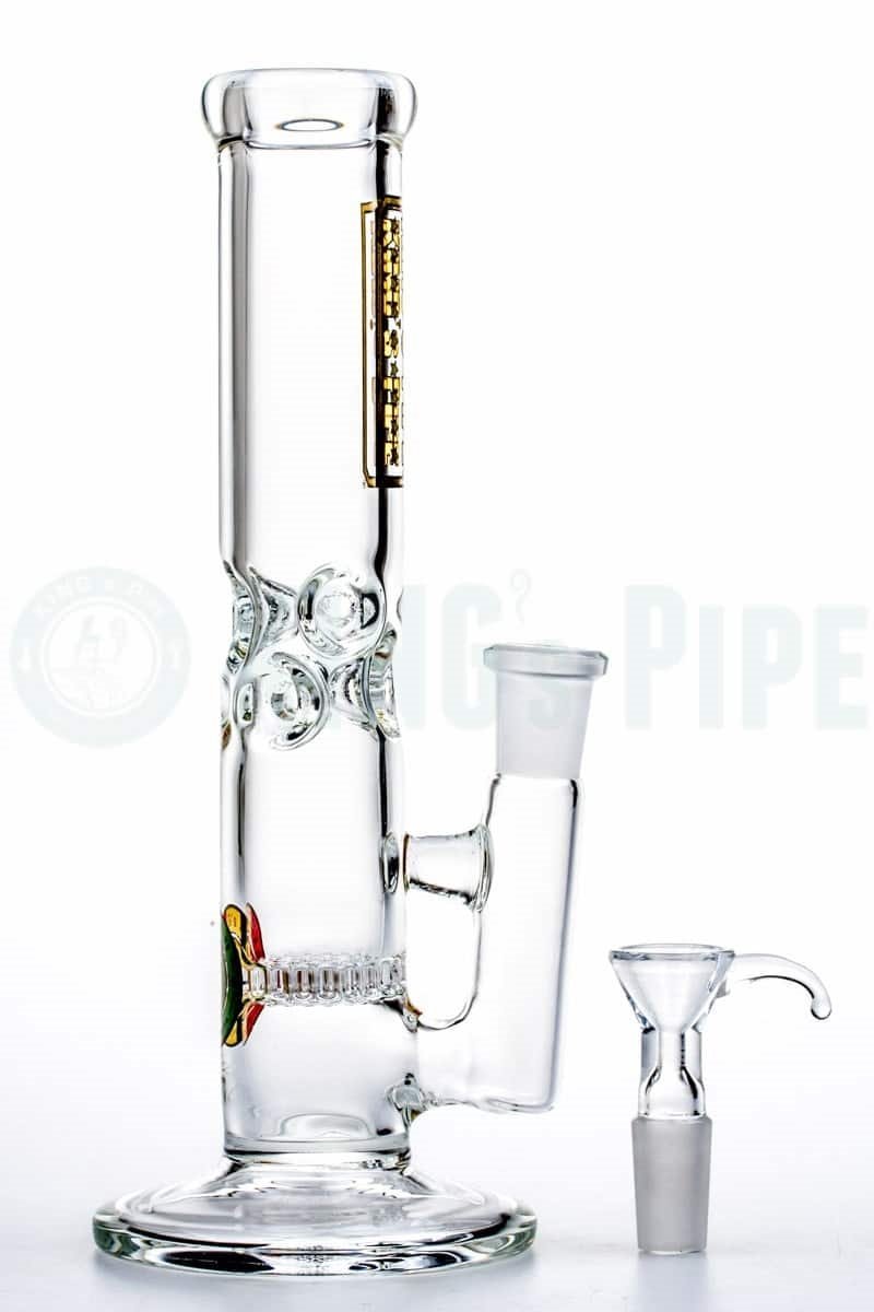 KING&#39;s Pipe Glass - 8&#39;&#39; Single Honeycomb Mini Bong