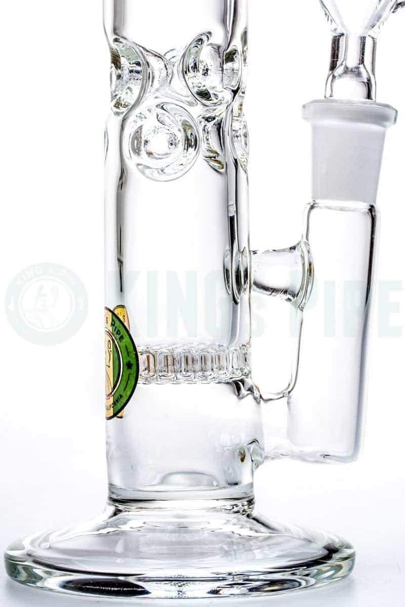 KING&#39;s Pipe Glass - 8&#39;&#39; Single Honeycomb Mini Bong