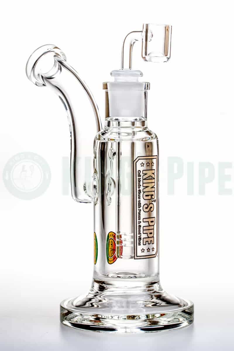 KING&#39;s Pipe Glass - 9mm Bubbler Dab Rig