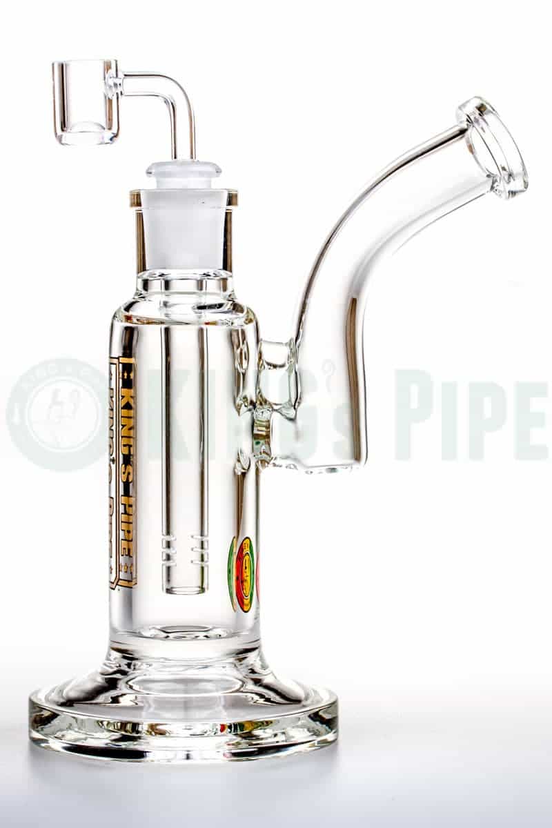 KING&#39;s Pipe Glass - 9mm Bubbler Dab Rig