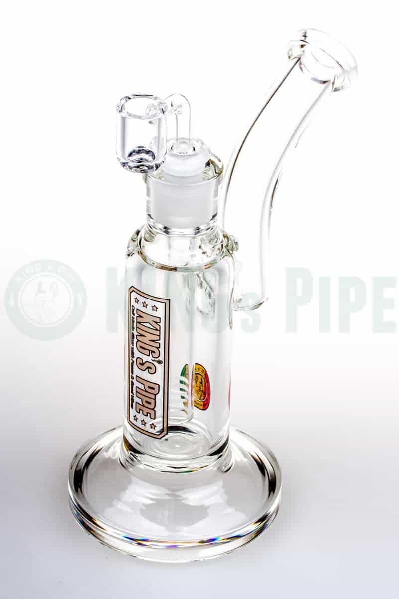 KING&#39;s Pipe Glass - 9mm Bubbler Dab Rig