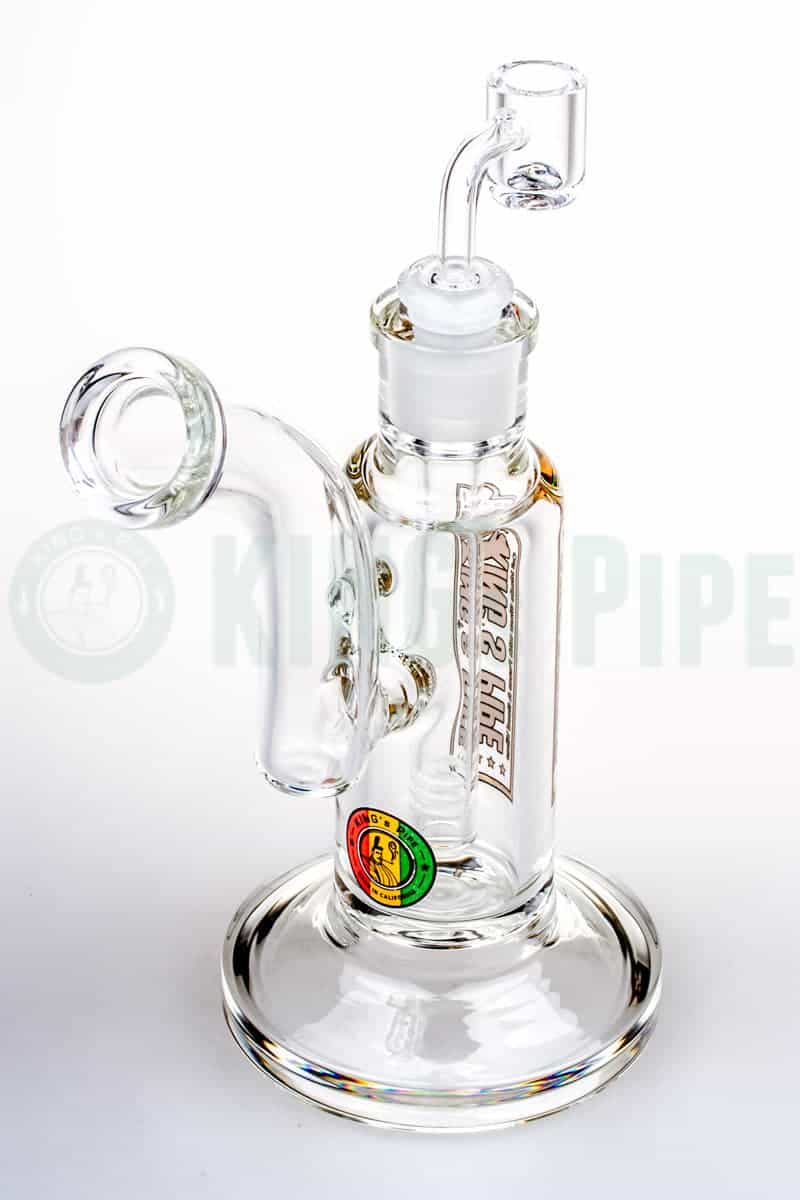 KING&#39;s Pipe Glass - 9mm Bubbler Dab Rig