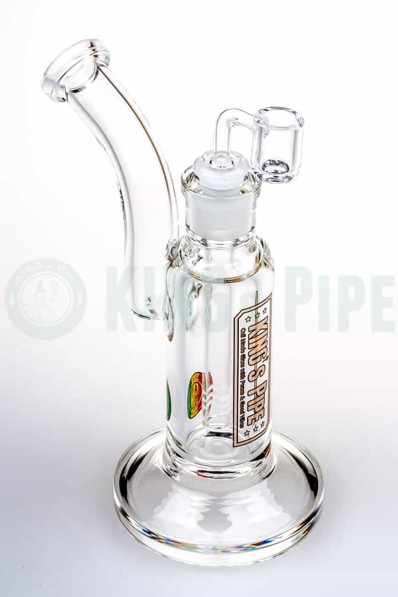 KING&#39;s Pipe Glass - 9mm Bubbler Dab Rig