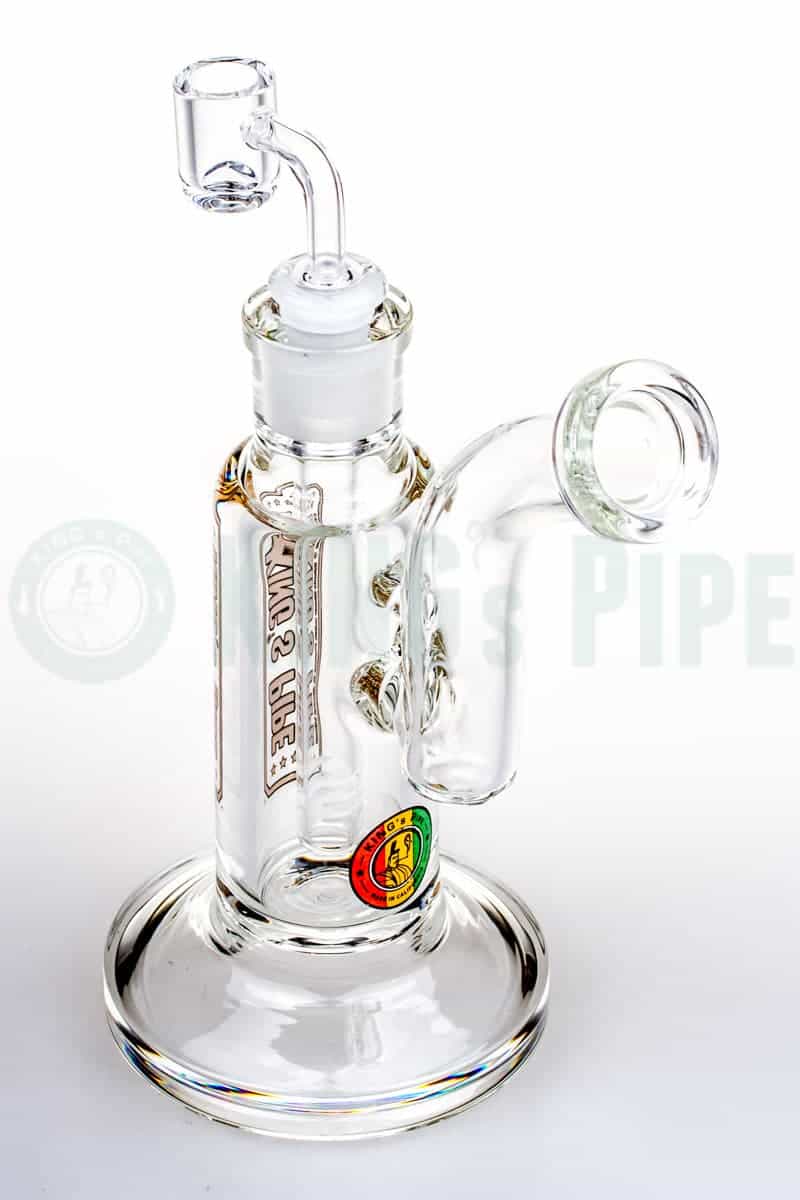 KING&#39;s Pipe Glass - 9mm Bubbler Dab Rig