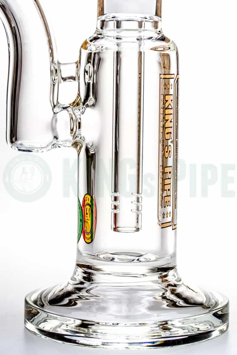 KING&#39;s Pipe Glass - 9mm Bubbler Dab Rig