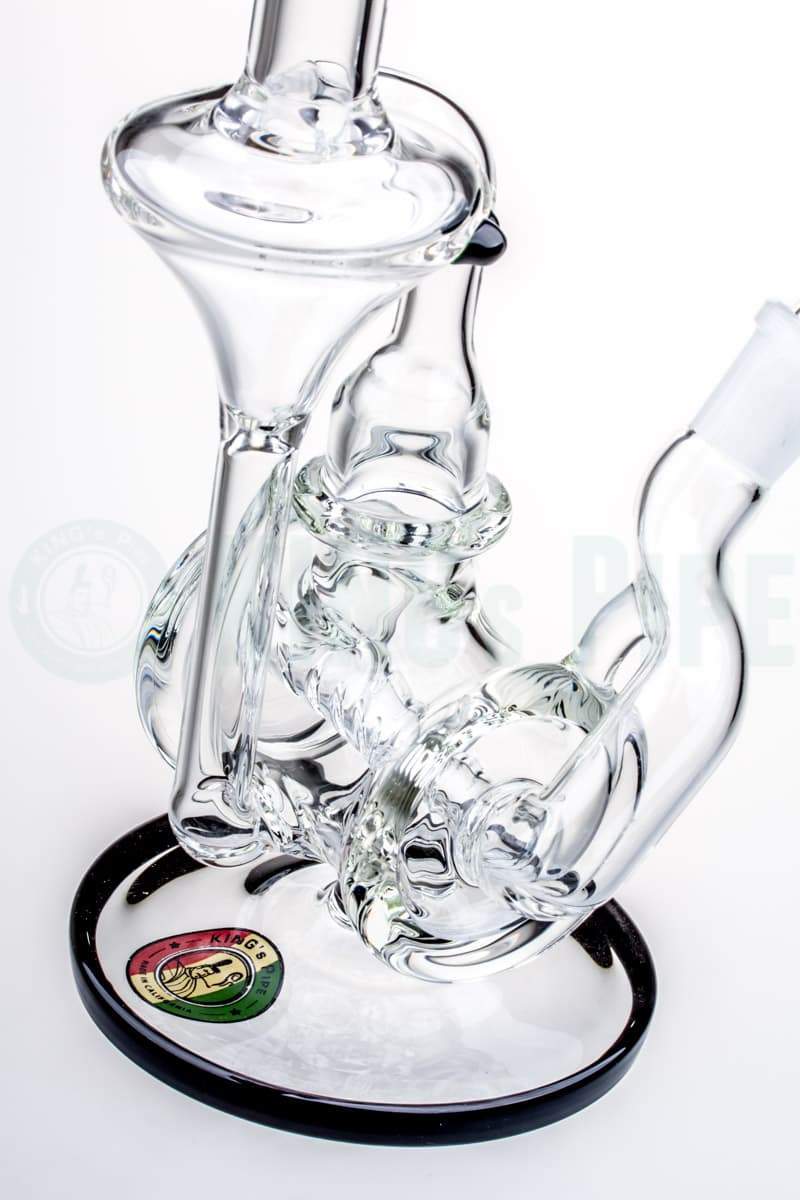 KING&#39;s Pipe Glass - Barrel Recycler Rig