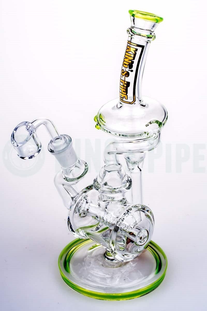 KING&#39;s Pipe Glass - Barrel Recycler Rig