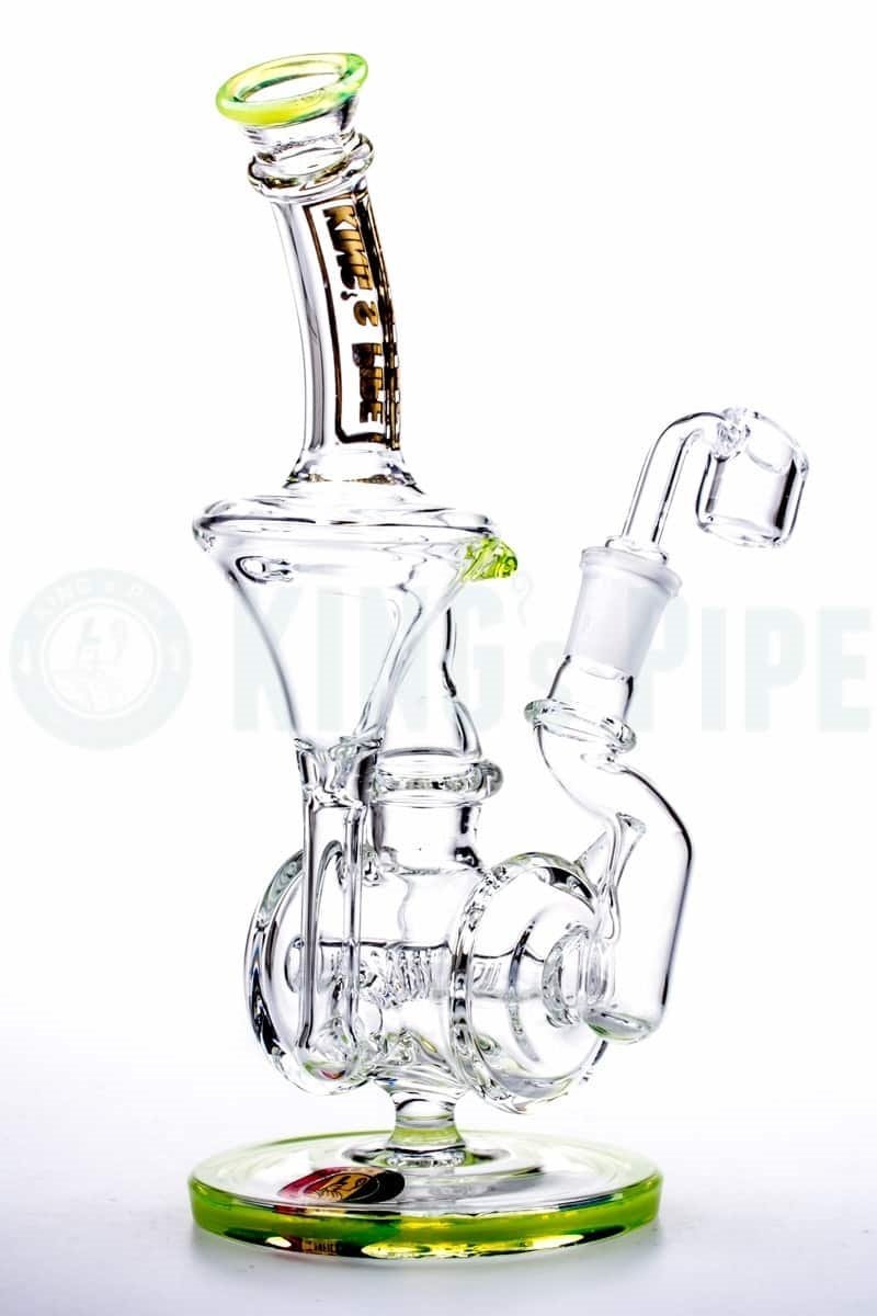 KING&#39;s Pipe Glass - Barrel Recycler Rig