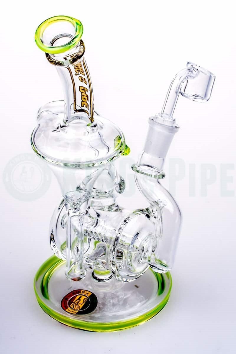 KING&#39;s Pipe Glass - Barrel Recycler Rig