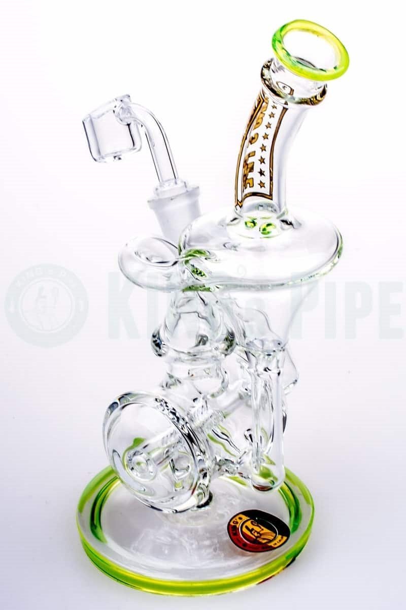 KING&#39;s Pipe Glass - Barrel Recycler Rig