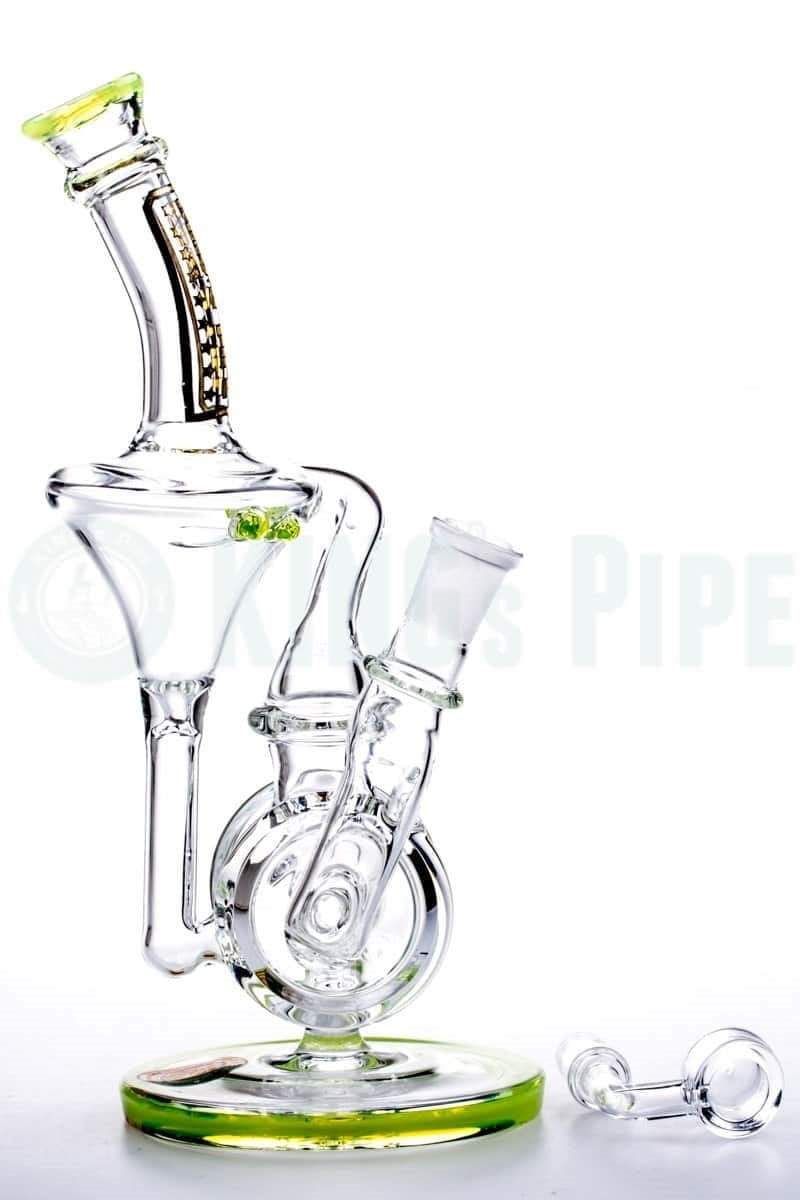 KING&#39;s Pipe Glass - Barrel Recycler Rig