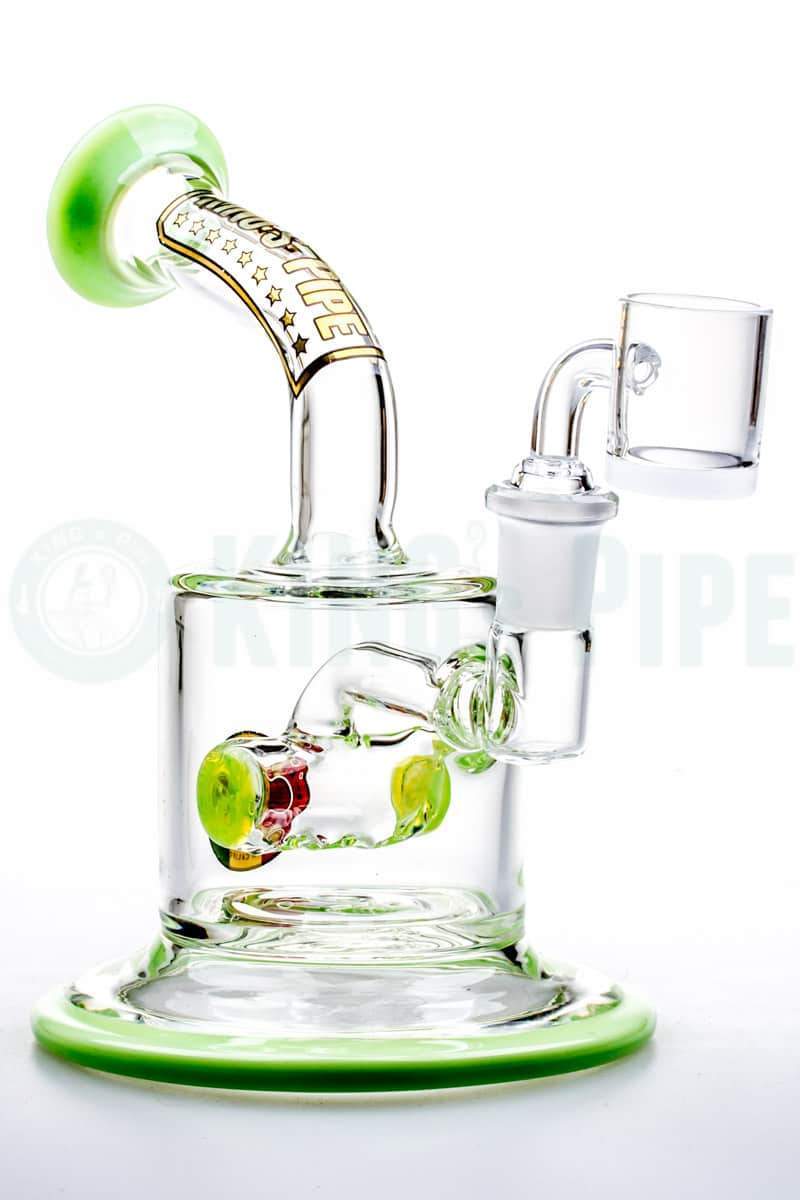 KING&#39;s Pipe Glass - Crossbar Inline Perc Dab Rig