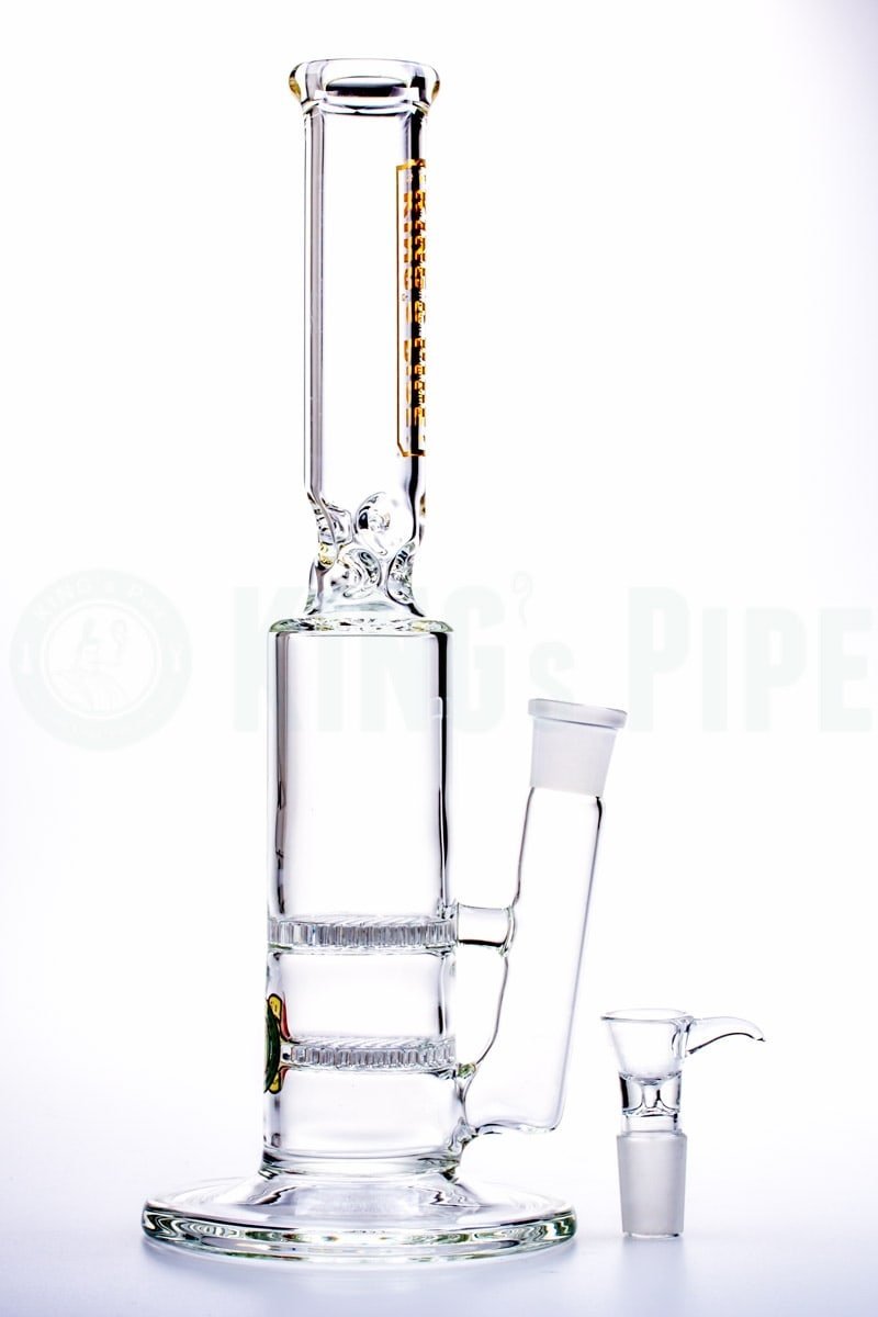 KING&#39;s Pipe Glass - Double Honeycomb Water Bong