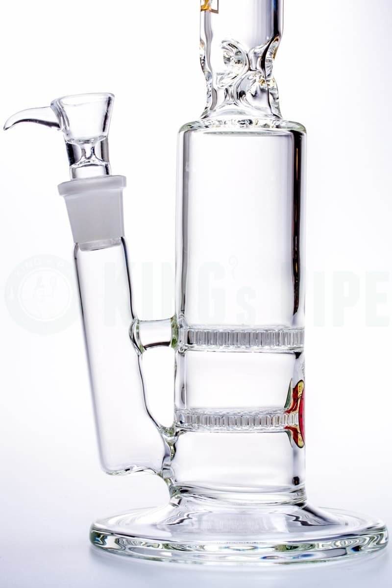 KING&#39;s Pipe Glass - Double Honeycomb Water Bong