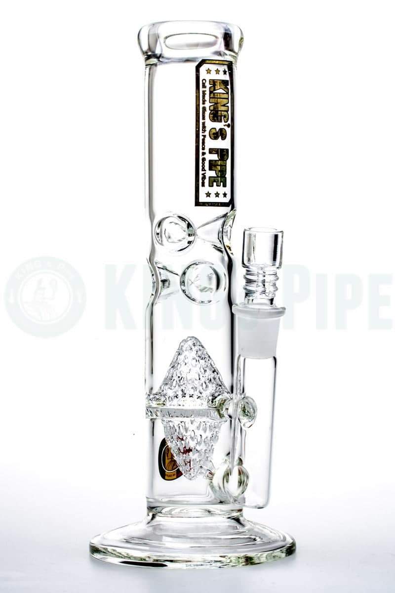 KING&#39;s Pipe Glass - Honeyglobe Perc Bong