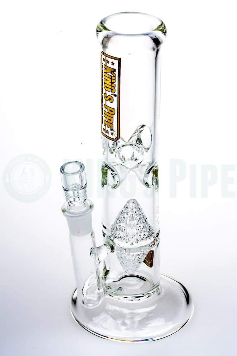 KING&#39;s Pipe Glass - Honeyglobe Perc Bong