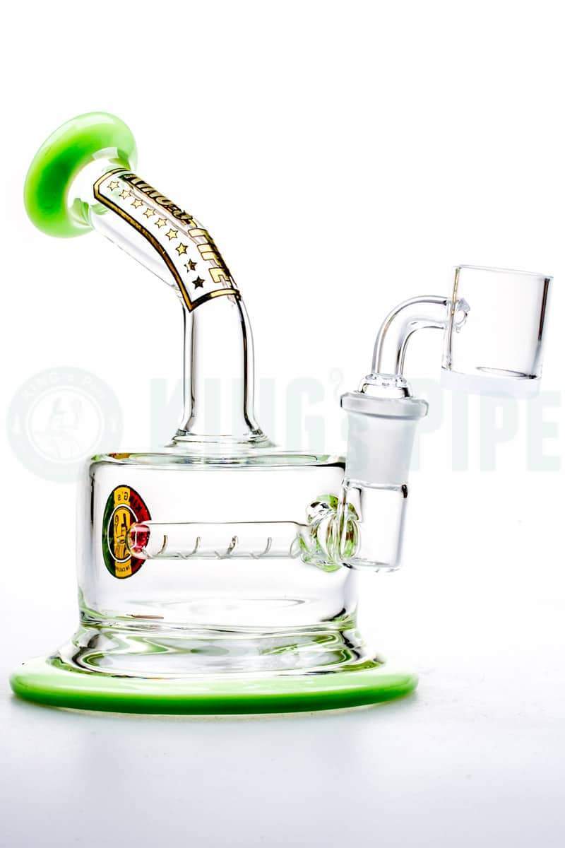 KING's Pipe Glass - Inline Perc FAT CAN Dab Rig