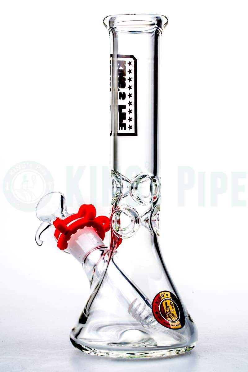 8 Inch Small Beaker Bong Water Pipe With Decorative Symbols