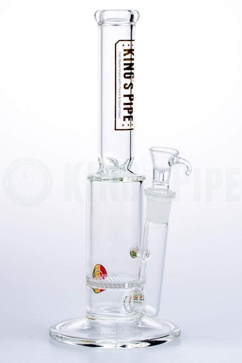 KING's Pipe Glass - Single Honeycomb Bong