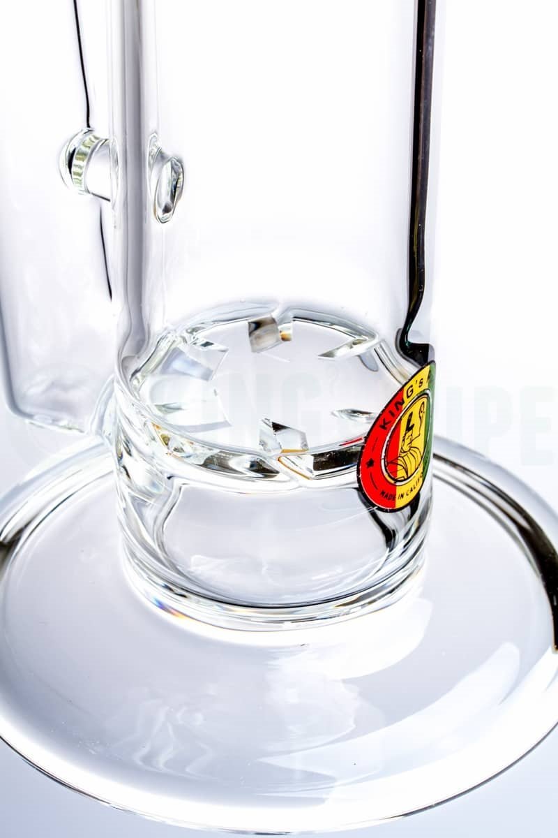 KING&#39;s Pipe Glass - Single Tornado Perc Bong