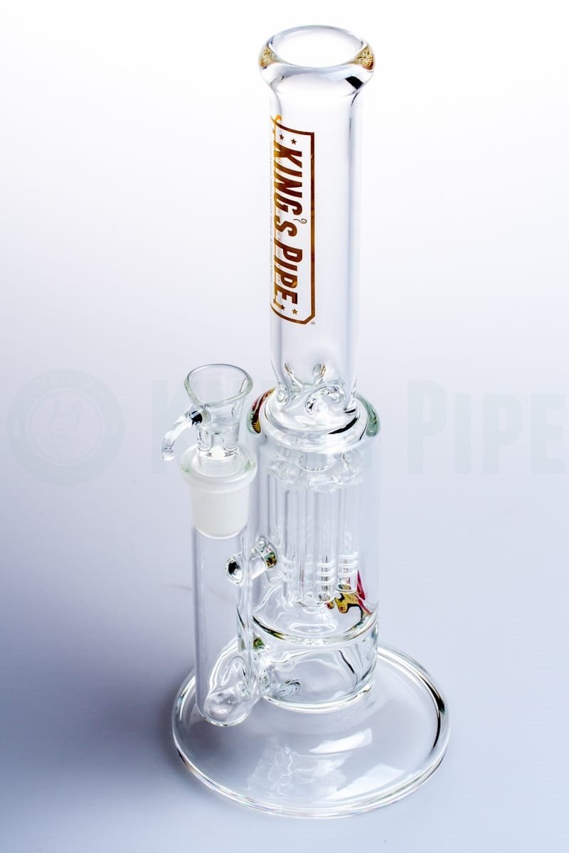 KING&#39;s Pipe Glass - Single Tree Perc Water Bong