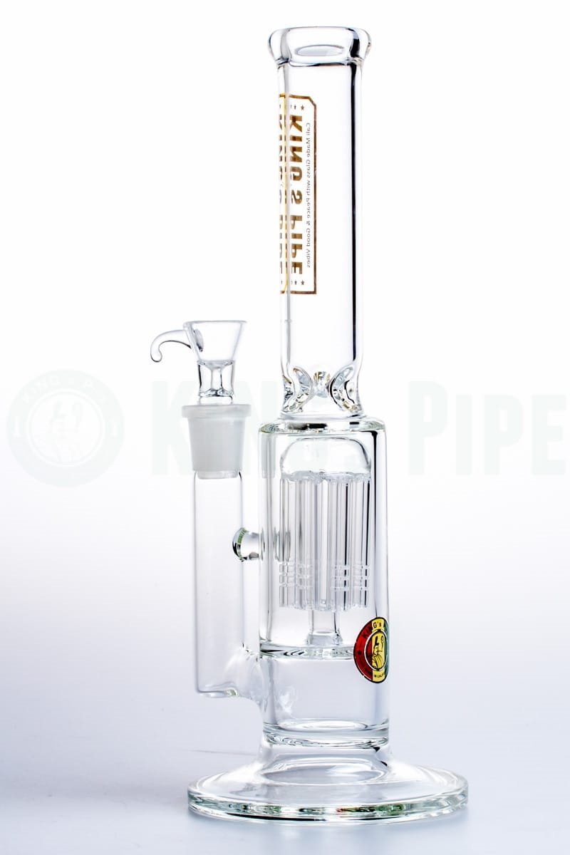 KING&#39;s Pipe Glass - Single Tree Perc Water Bong