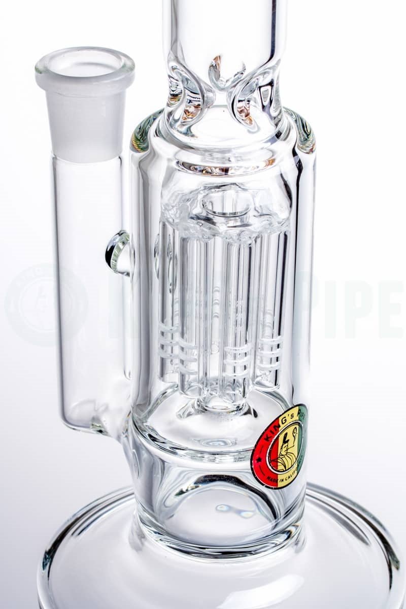 KING&#39;s Pipe Glass - Single Tree Perc Water Bong