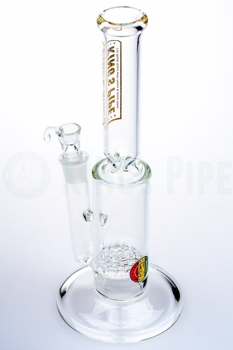 KING&#39;s Pipe Glass - Single Waffle Perc Water Bong