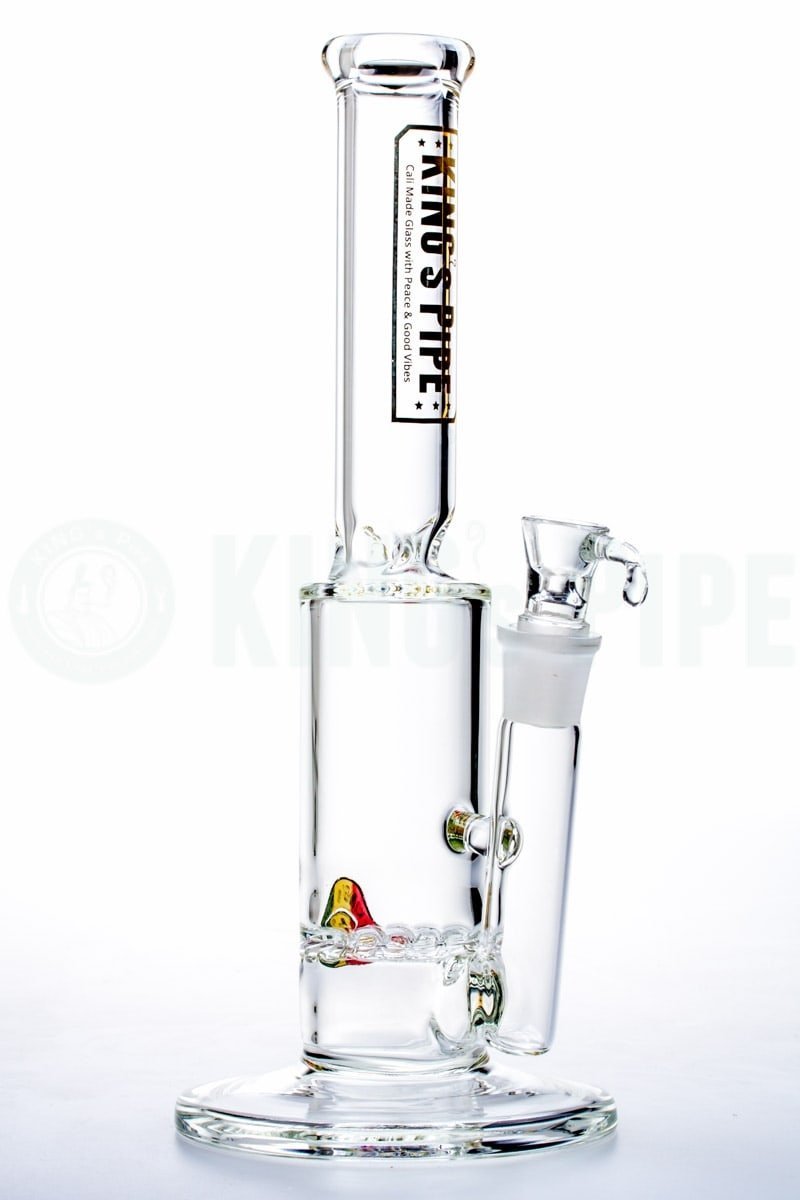 KING&#39;s Pipe Glass - Single Waffle Perc Water Bong