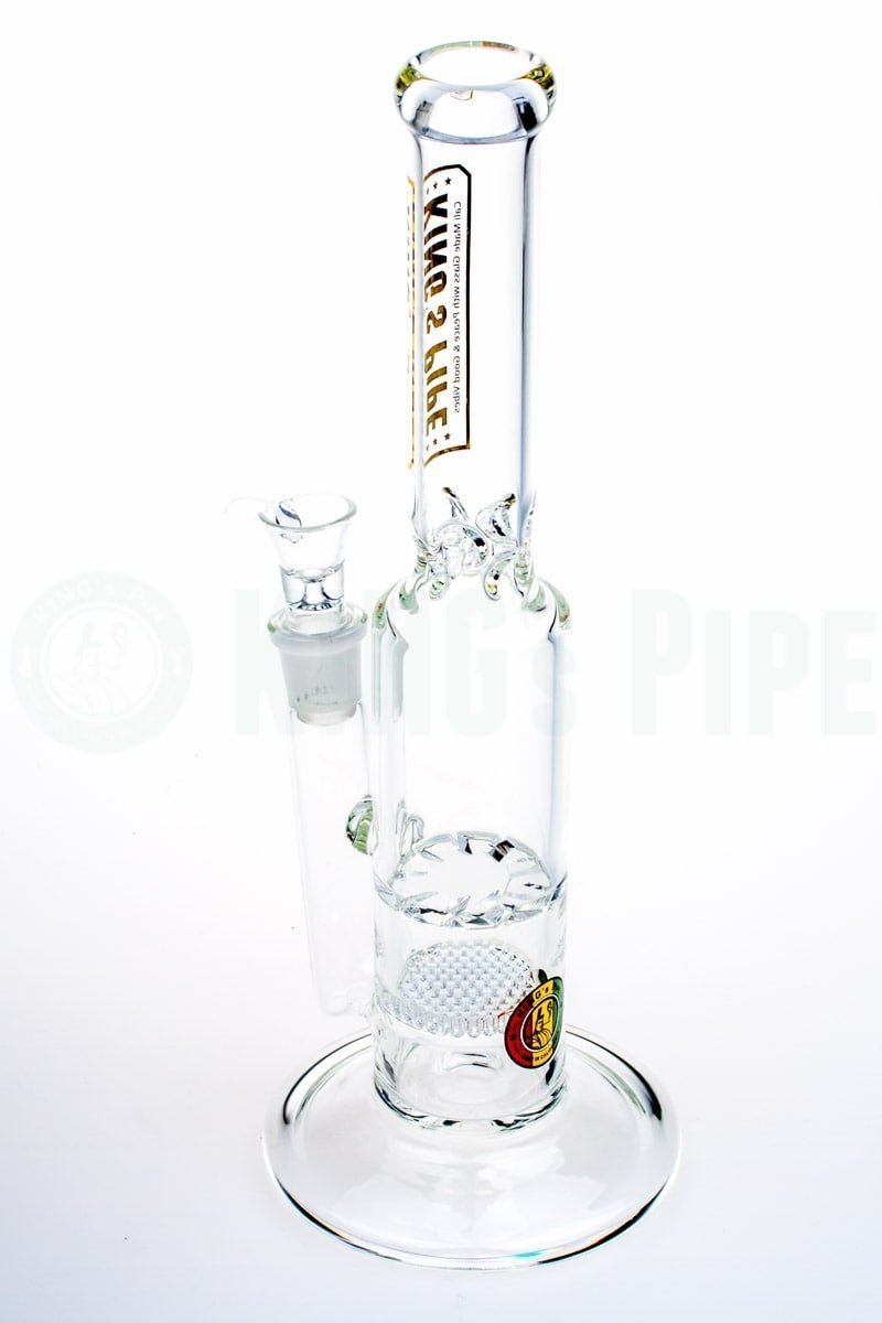 KING&#39;s Pipe Glass - Tornado &amp; Honeycomb Mix Bong