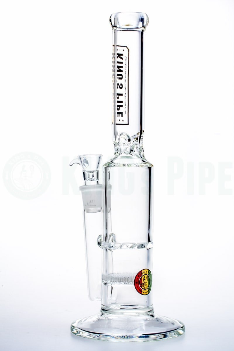 KING&#39;s Pipe Glass - Tornado &amp; Honeycomb Mix Bong