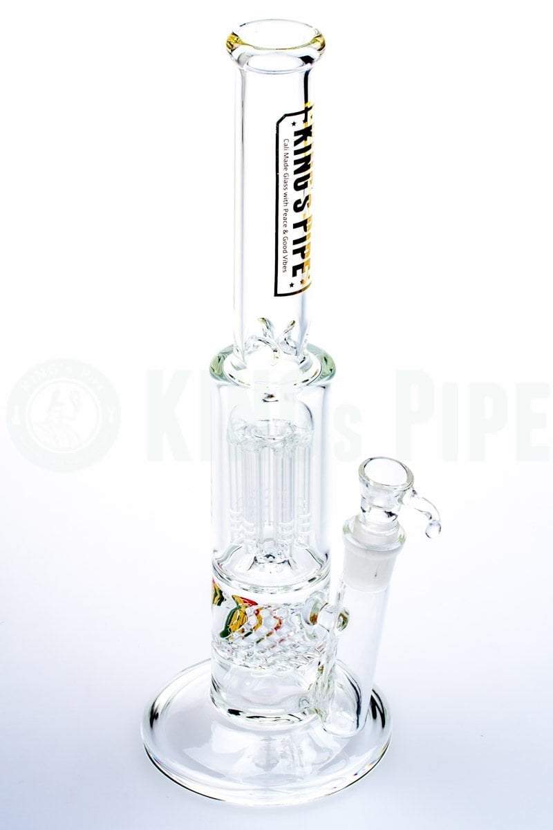 KING&#39;s Pipe Glass - Waffle to Tree Perc Water Bong