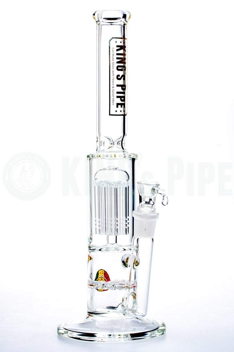 KING&#39;s Pipe Glass - Waffle to Tree Perc Water Bong