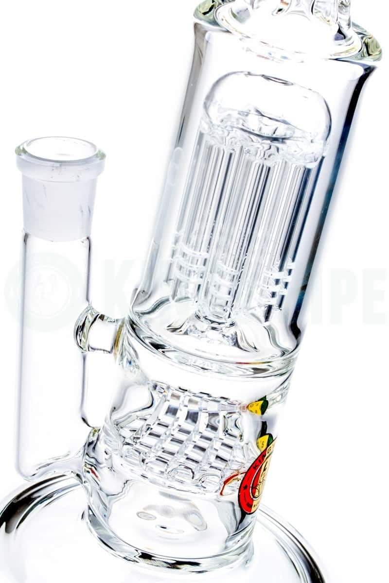 KING&#39;s Pipe Glass - Waffle to Tree Perc Water Bong