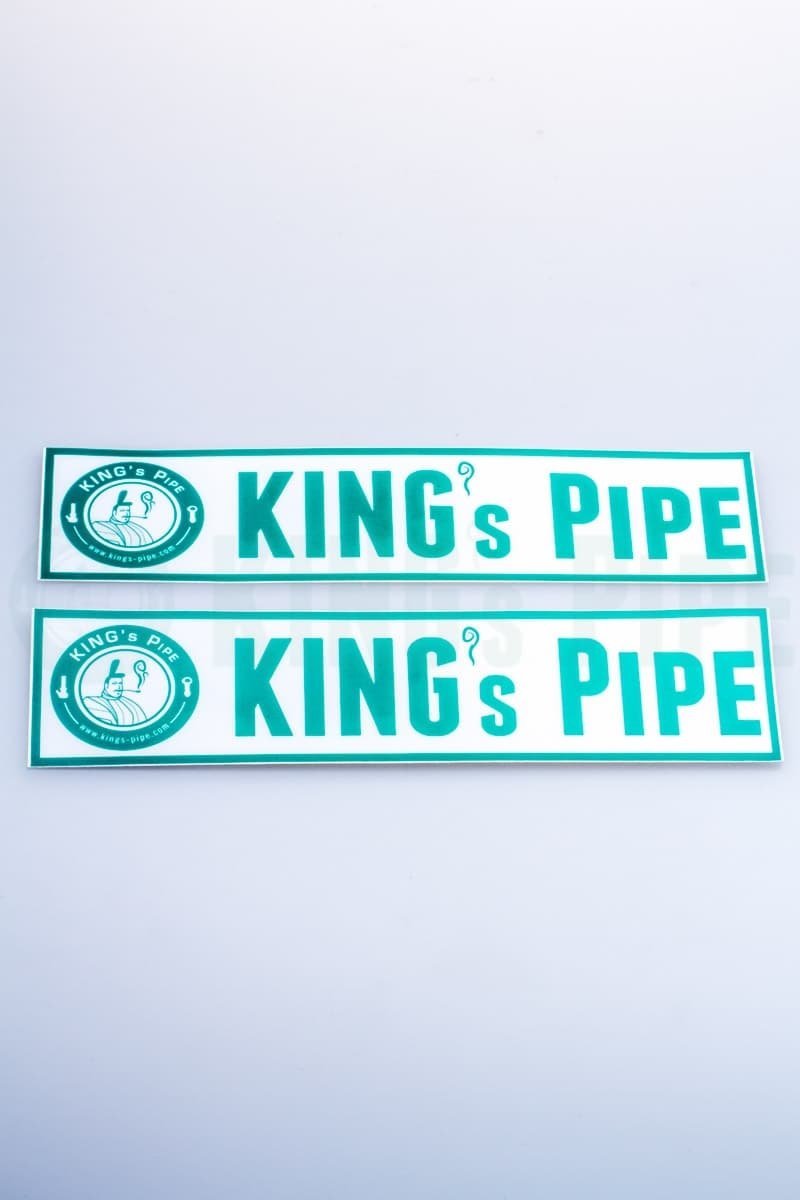 KING&#39;s Pipe -  Pack of 2 KP Rectangle Stickers