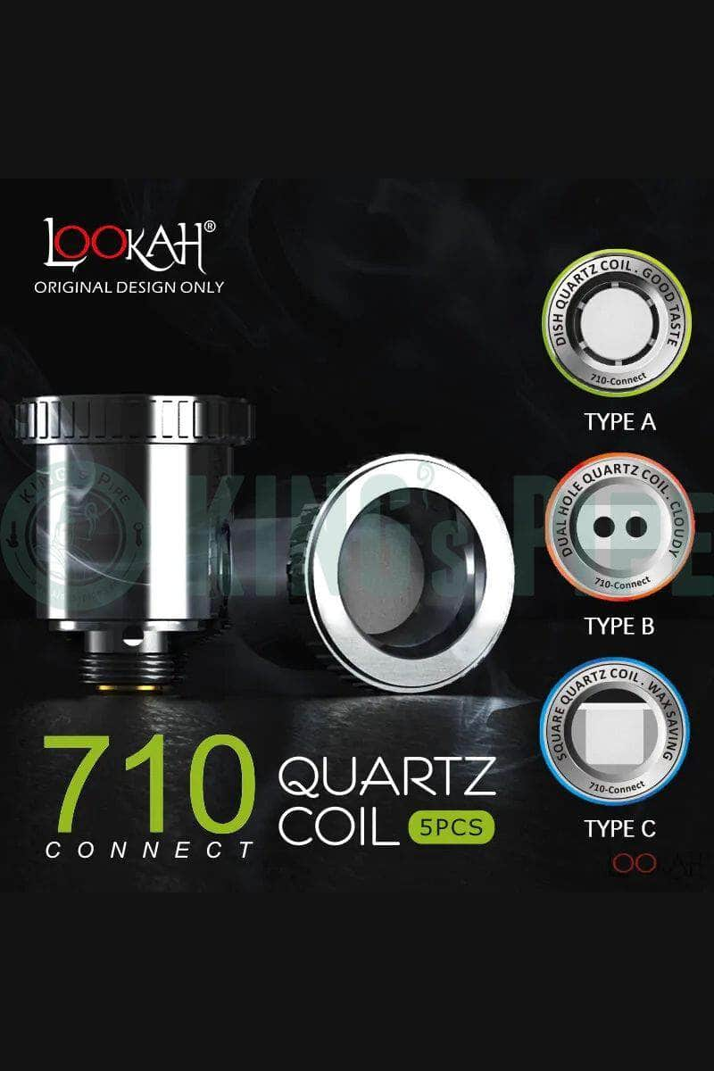 Lookah 710 Quartz Wax Dish Coils (5 Pack)