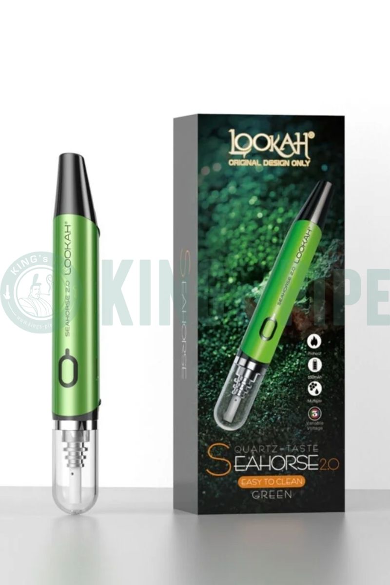 Lookah Seahorse 2.0 WAX Dab Pen Electric Nectar Collector Green