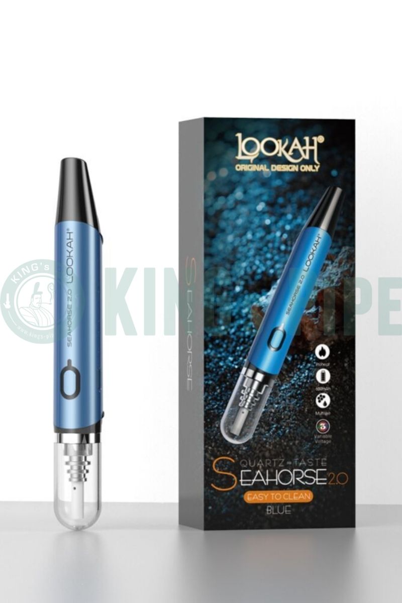 Lookah Seahorse 2.0 WAX Dab Pen Electric Nectar Collector Blue