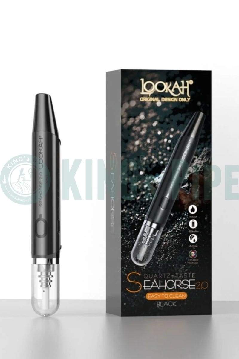 Lookah Seahorse 2.0 WAX Dab Pen Electric Nectar Collector Black