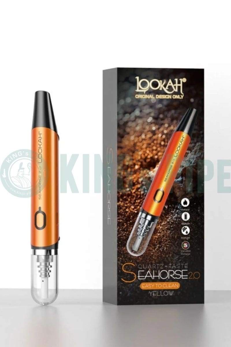 Lookah Seahorse 2.0 WAX Dab Pen Electric Nectar Collector Orange